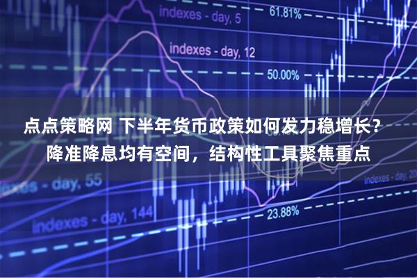 点点策略网 下半年货币政策如何发力稳增长？ 降准降息均有空间，结构性工具聚焦重点