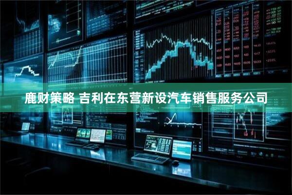 鹿财策略 吉利在东营新设汽车销售服务公司